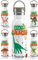 OWLBOOK Langhals Trinkflasche personalisiert Kinder Dino - Edelstahl mit Bambusdeckel - Thermosflasche 600 ml - BPA frei Auslaufsicher - Kinder Trinkflasche mit Dinosaurier für Schule Kindergarten