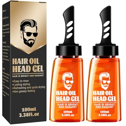 One-Comb Shaping-Styling-Gelkamm, 2-in-1-Haarwachskamm, 2-in-1-Haarwachsgel mit Kamm, Haaröl-Kopfgel, 2-in-1-Wachshaarkamm, langanhaltendes, flauschiges, schnell aufbauendes Haarstyling (200ml)
