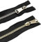 LEEQ 60 cm #5 Reißverschluss Metall Reißverschluß teilbar Reissverschluss für Jacken Mantel Koffer Tasche DIY Nähen Craft - 2 PCS