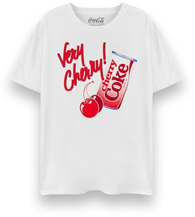 Coca-Cola - T-Shirt Very Cherry Cherry Coke - Femme (M) (Blanc)