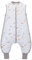 LAT Baby Schlafsack mit Füßen 2.5 Tog Baby Schlafsäcke ohne Ärmeln Babyschlafsack mit Beinen für Säugling Kinder, Ideal für die Herbst den Winter (Grau1, 6-18 Monate)