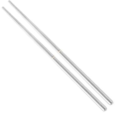 Drfeify Folding Chopsticks, Portable Travel Chopsticks with Detachable Screw Joint Hollow Design, Reusable Camping Utensils for Hiking Picnic Students Travel