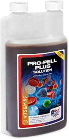 Equine America Pro-Pell Plus | Premium Ready To Use Horse & Pony Supplement | For Energy & Sound Health 1 Litre