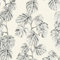 Papier peint monstera | Papier peint tropical noir et blanc 3728-12 | Papier peint feuillage noir et blanc | Papier peint pour chambre & salon