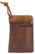 Plmvhpb Hand Gefertigte EDC Organizer Leder Scheide/Organizer Slip Pouch Case für Taschen Lampe/Multi Werkzeug/Messer/Stift, Braun