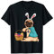 Mops Osterhase Kostüm Eier Ostern Tag Hundeliebhaber Geschenk T-Shirt