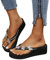 Infradito Donna Piscina Con Zeppa Doccia Spiaggia Ciabatte Morbido Piscina Spiaggia Moda Ciabatte Estivi Sandali Bohemia Zeppa Infradito Piattaforma con Fiore Ciabatte