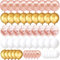 80 pezzi Palloncini Rosa Oro, Palloncini Festa Palloncini Coriandoli Palloncino Oro Rosa in Lattice Palloncini per Compleanno Matrimonio Battesimo Festa di Decorazione