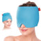 Comfytemp Gorro Frio para Migrañas Reutilizable, Gorro para Migrañas y Dolores de Cabeza, Compresa Fría Terapia de Frío para Migraña Alivio, Presión Sinusal, Ojos Hinchados, Antifaz Migraña