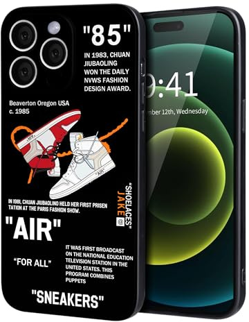 Youzzan Die coole Handyhülle für das iPhone 14 Pro wurde für Jungen und Männer entwickelt, die das ästhetische Erlebnis des Sneakers schätzen. Der Street-Style bietet umfassenden Schutz vor Stürzen.