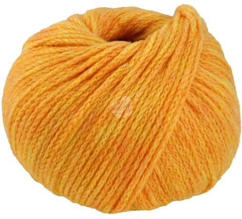 LANA GROSSA Cool Merino | Leichtes Kettengarn aus klassischer Merinowolle | Handstrickgarn aus 90% Schurwolle (Merino) & 10% Polyamid | 50g Wolle zum Stricken & Häkeln | 150m Garn FB 35