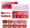 Jelly Lip Gloss Palette di 10 colori Nude Cream Lip Palette Lucido Liscio Morbido Lip Stain Rossetti Set Lunga Durata Lip Gloss Lip Color Palette con Pennello per Ragazze e Donne Trucco
