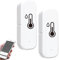 WIYETY Igrometro termico Bluetooth: 2 pezzi WiFi, sensore termometro, igrometro per casa, serra con app remota, allarme di notifica