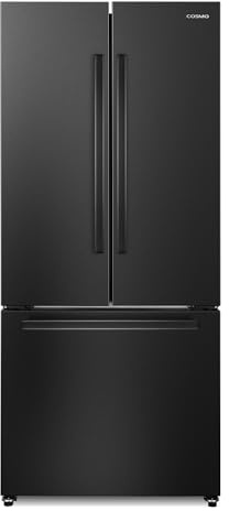 30 in. Vista Collection 17.5 cu. ft. French Door Refrigerator, Matte Black