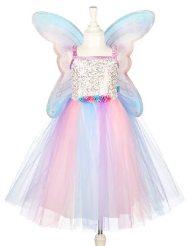 Felicity Fairy Kostüm – Kleid und Flügel (Rosa und Blau) – Rollenspiel für Kinder (3 Größen)