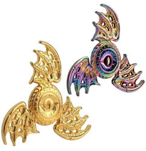 2Stück Entpackungsmodell, Fidget for Spinner, Dinosaurier Flügel Design, Fidget Modell Für Konzentration Und Stressabbau Geeignet für Sensorische Übung und Praktische Fähigkeiten