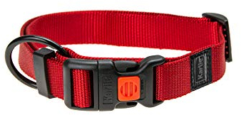 Karlie Art Sportiv Plus Halsband verstellbar neue universal Farben Mix and Match L: 45 - 65 cm B: 25 mm L rot