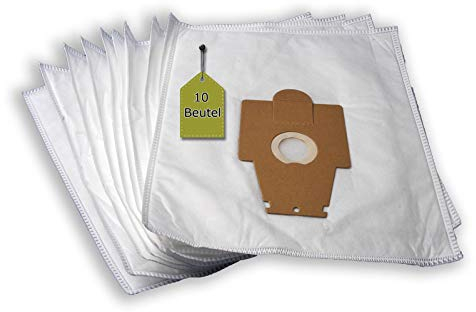 Sacchetto per aspirapolvere adatto per Bosch BSG 80000 - 89999 ergomaxx professional | 10 sacchetti per la polvere + 2 microfiltri + 2 filtri motore | Simile alle borse originali: BBZ 52 AFP 1, tipo P