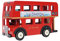 Le Toy Van TV469 Cars Age 2+ & Construction Double Decker Wooden Role Play Suitable for Girls and Boys Toys, London Bus