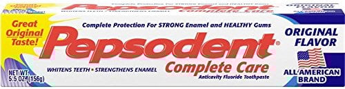 Pepsodent Complete Care Zahnpasta Original Flavor, 5,5 Unzen, (4 Stück)