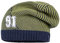 maximo Kids-Beanie mit Vollfutter, aragrün/Navy (51/53)