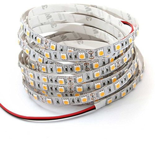 Kanlux 1 Meter LED Streifen Stripe SMD IP00 4,8W/m 6500K kaltweiß verlängerbar und alle 5cm kürzbar energiesparende LED stromsparend
