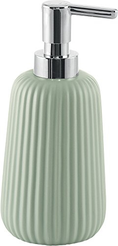 Gedy Marika Dosatore di Sapone, Ceramica, Verde, 8 X 8 X 18