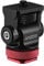 Andoer Mini Stativkopf Kugelkopf, 180° Drehbar Ball Head mit 1/4 Blitzschuhadapter für DSLR Kamera Mikrofon LED Video Licht Monitor Stativ Einbeinstativ, rot