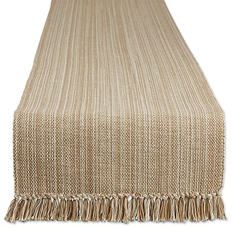 DII Kollektion med färgrika och varierade bordstextilier, bordslöpare 33 x 183 cm, taupe