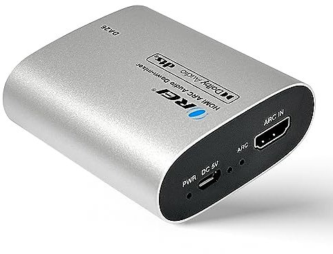 OREI HDMI ARC to RCA L/R Analog Audio Converter Decoder Dolby Audio DTS with 3.5mm Jack Support Headphone/Speaker Outputs - HDMI ARC to Analog Audio Converter
