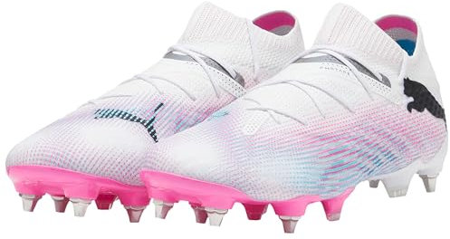 PUMA Fußball - Schuhe - Stollen Future 7 Ultimate MxSG Eclipse weissschwarzpink 40,5