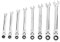 BESTonZON 8mm Ratchet Spanner, Adjustable Spanner Ratchet Set, Adjustable Flex-Head Ratchet Spanner,Double-End Combination Wrenches, Labor-Saving Rust-Proof Tools Spanners