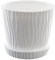 Ailan Vaso da fiori versatile per giardinaggio interno ed esterno Varie dimensioni e colori Vasi da fiori decorativi Vaso per bonsai in plastica, bianco, Pentola S+Vassoio S