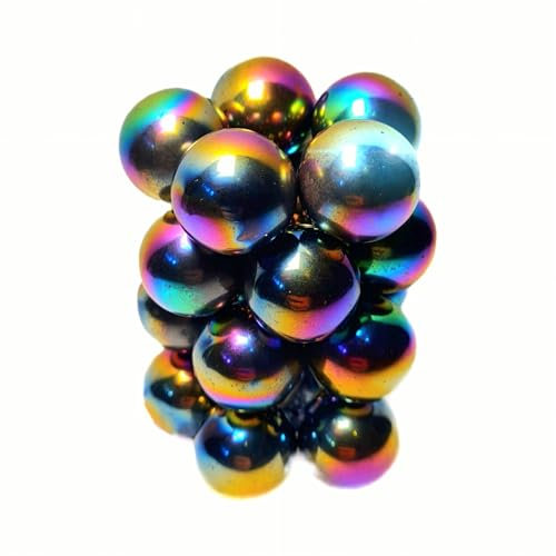 Magnetkugeln bunt (20 mm, 20 Stück) - magnetische Kugeln groß für Büro oder zu Hause - Stresskiller Magnete zur Konzentration Entspannung & Kreativität