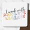 Posavasos con texto en inglés I Work With Absolute Legends Awesome Secret Santa Gift For Colleagues