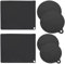 6 Stück Induktionsmatte, Induktionskochfeld Schutzmatte, Hob Cover, Abdeckung Induktionskochfeld, Heat Resistant 250 °C, Herdabdeckung Induktionsfeld, Leicht zu Reinigen und Wiederverwendbar