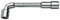 Clés à pipe débouchées forgées 6 pans métriques - FACOM - 75.13, Argent