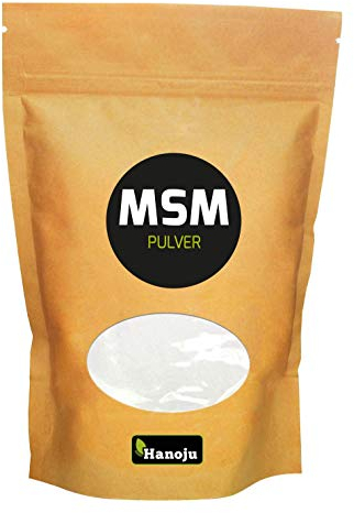 Hanoju MSM Pulver im Zip Beutel 1000 g - Nahrungsergänzungsmittel Laktose & Zuckerfrei
