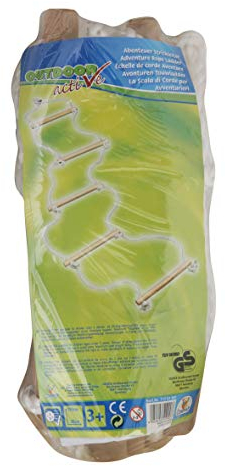 The Toy Company 718.052.3 Outdoor active Abenteuer Strickleiter, 190 cm