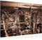 Runa Art Wandbilder Frankfurt am Main Bild XXL Wohnzimmer Schlafzimmer Sepia Stadt Skyline 120 x 80 cm 3 Teilig 608931b