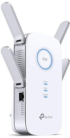 TP-Link RE650 AC2600 Dualband Gigabit WLAN Repeater (4x4 MU-MIMO, Beamforming, WiFi Extender, 2,4GHz und 5GHz gleichzeitig, Signalstärkeanzeige, AP Modus)