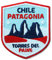 2 x Chile Patagonien Abzeichen 51 x 60 mm/Patagonia Torres del Paine/Applikation Aufnäher Aufbügler Bügelbild Patch/für Kleidung Rucksack/Bergsteigen Klettern Tourenkarte Reiseführer