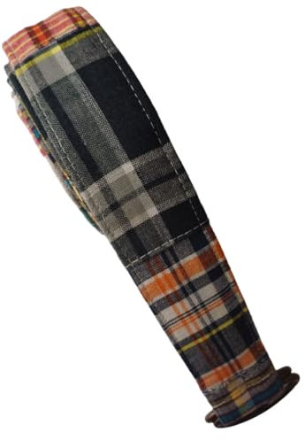 KVR Canvas Madras Karo Patchwork Taille Designer Gürtel mehrfarbig - mehrfarbig - XL