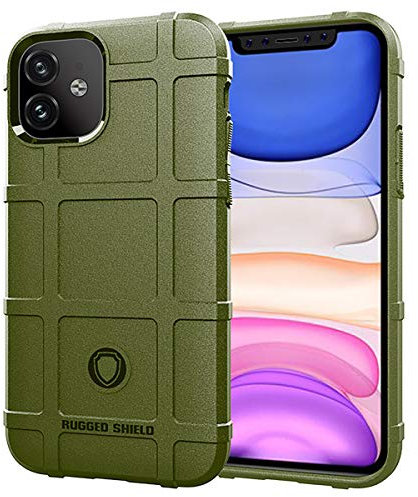 LABILUS iPhone 11 case, (Rugged Shield Series) TPU Thick Solid Armor Tactical Protective Cover Case for iPhone 11 (6.1 inch) - Army Green
