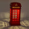 Nachttischlampe,vintage London Telefonzelle Entworfen Motiv Lampen London Deko, Retro London Telefonzelle Lampe Nacht Licht Beleuchtung Von Nachttisch Led