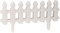matrasa Beeteinfassung Classic - Beetumrandung Beeteingrenzung Beetzaun 4er Set 30x60 cm Weiß