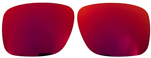 Remplacement oakley Holbrook OO9102 Sunglasses / 1,5 mm polarisé/facile à installer (dark red)