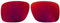 Remplacement oakley Holbrook OO9102 Sunglasses / 1,5 mm polarisé/facile à installer (dark red)