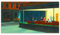 ZZPT Edward Hopper Nighthawks Druck – berühmtes Malposter – coole Wanddekoration – moderne Leinwand-Wandkunst für Wohnzimmer Büro ungerahmt (30 x 60 cm)