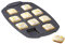 Tefal Moule gâteau 10 mini carrés, Revêtement antiadhésif, Aluminium recyclé et recyclable, Pâtisserie bien dorée, Fabriqué en France, PerfectBake Mini J5734502
